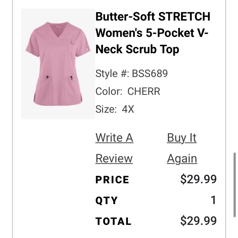 Scrub set